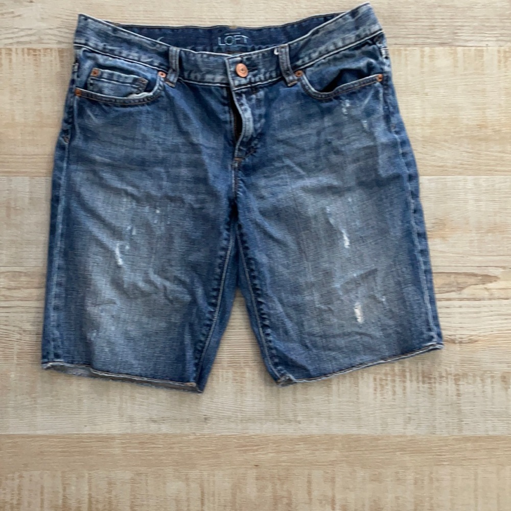 Ann Taylor loft denim shorts